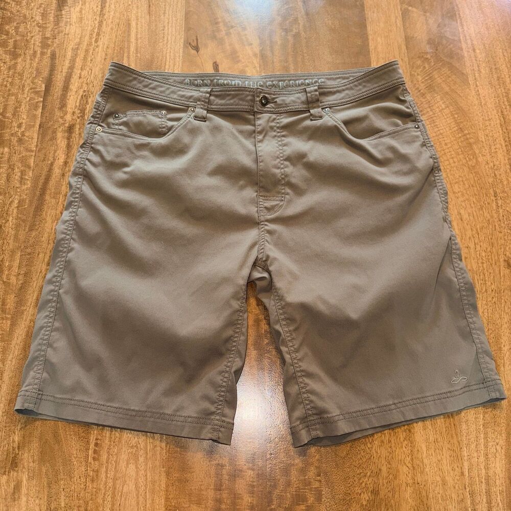 Prana Shorts men’s Size 40x11 Biege Hiking Stretch Outdoor